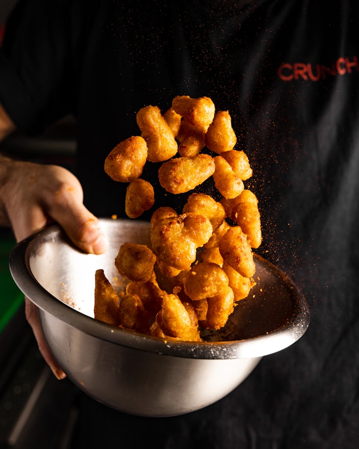 Crispy potato tots
